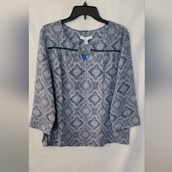 Fever Tops - NWT Fever 3/4 Sleeve Boxy Blouse Size L
